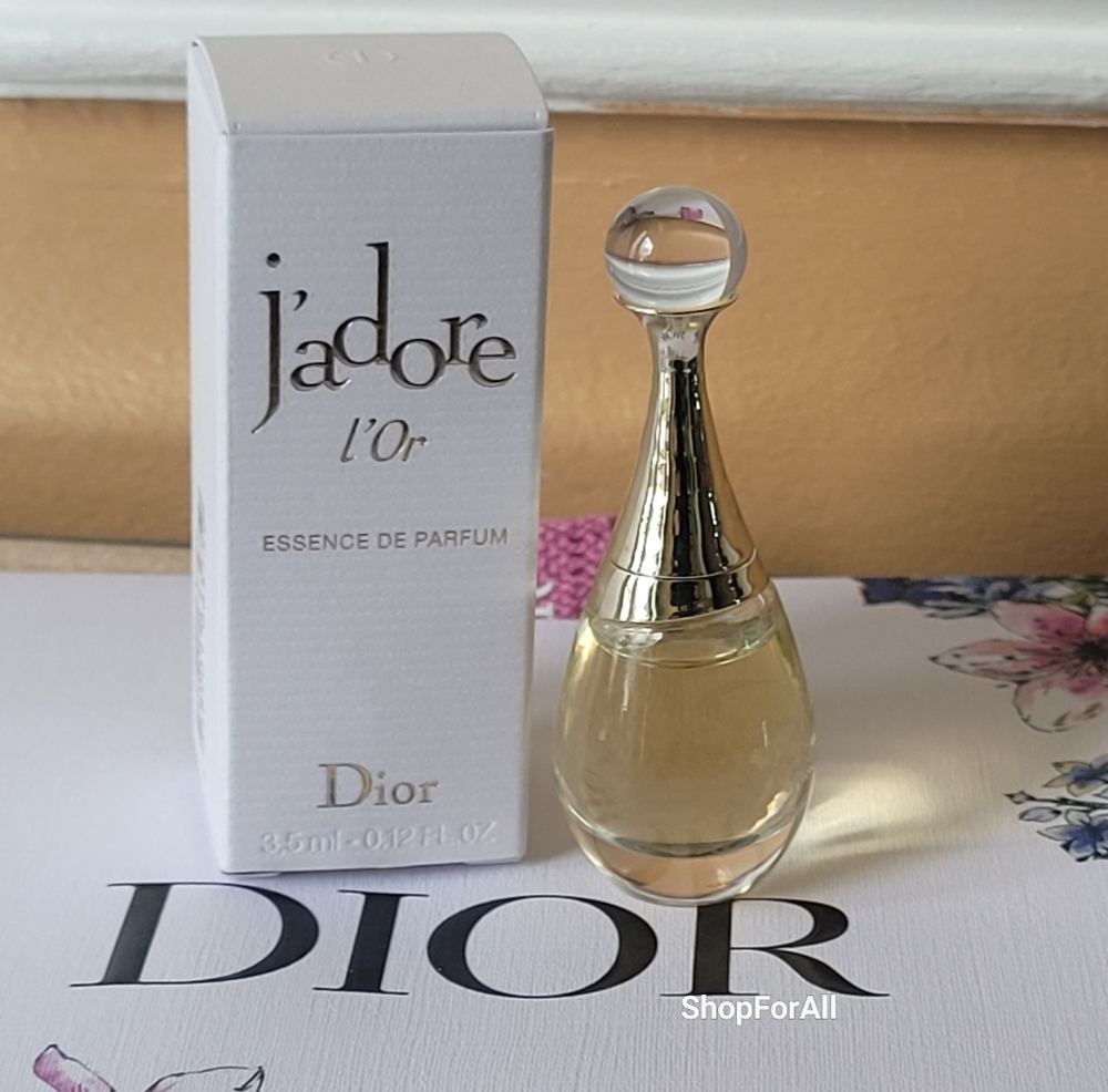 Dior J'Adore L'Or Essence de Parfum MINI Splash Dabber .12oz, 3.5ml Gift